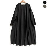 【2025AW】FACTORY（ファクトリー）/ 綿カットソー×綿40/2 サークルトレーナーワンピース