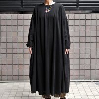 【2025AW】FACTORY（ファクトリー）/ 綿カットソー×綿40/2 サークルトレーナーワンピース