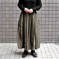 【2025AW】FACTORY（ファクトリー）/ 綿刺し子×ジンバブエコット パイピングスカート