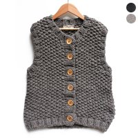 【2025AW 】ICHI Antiquite's（イチ アンティークス）/ ペルー ハンドニット ベスト【手編みニット】