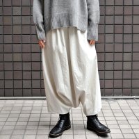【2025AW】FACTORY（ファクトリー）/ ジンバブエコットン サルエルパンツ・生成