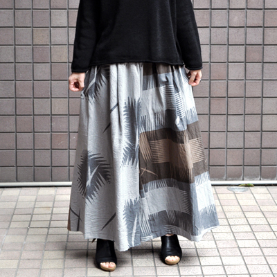 tamaki niime（玉木新雌） / only one wide pants : cotton（オンリーワン ワイドパンツ：コットン）・ロング