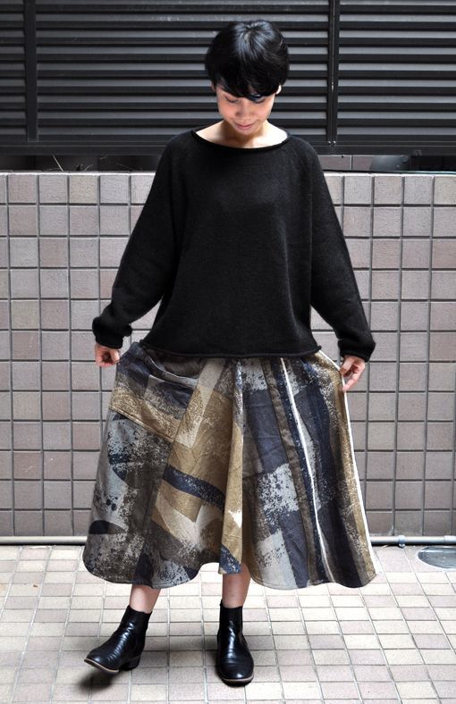 tamaki niime（玉木新雌） / only one chotan skirt : wool（オンリー