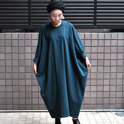 再入荷 21aw Factory ファクトリー 綿バルーントレーナーワンピース Migratory Web Shop