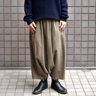 2025AW】FACTORY（ファクトリー）/ 綿ネル サルエルパンツ